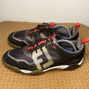 Footjoy Freestyle Mens Sz 9.5 Black Gray Golf Shoes Sneakers 57333